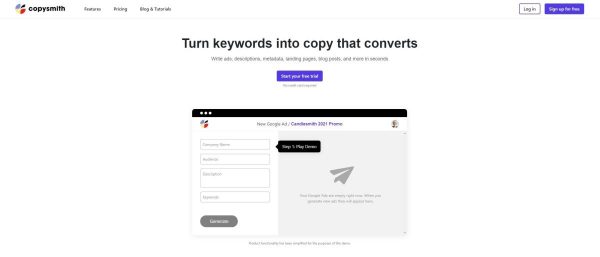 copysmith copysmith, content generator