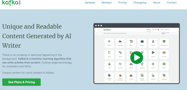 kafkai kafkai, content generator