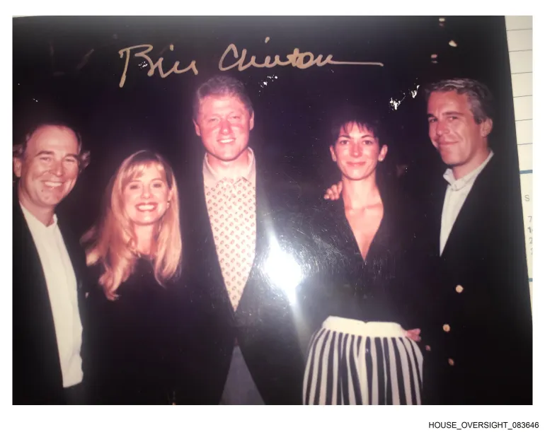 Clinton with Epstein